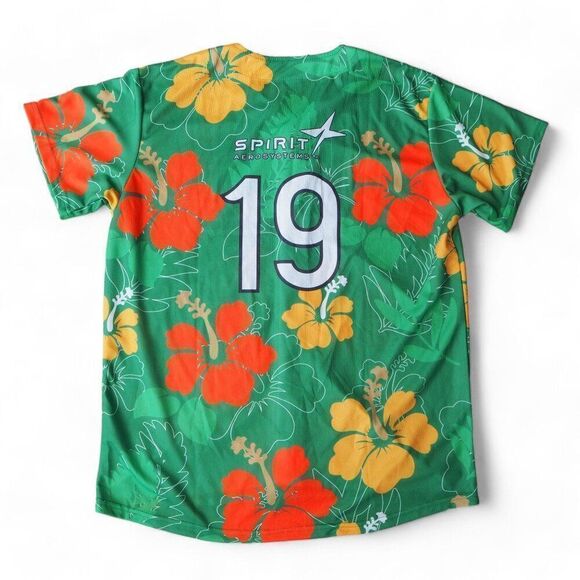Success Promotions Kinston Down East Wood Ducks MiLB Baseball Tropical Jersey- L - Picture 2 of 6